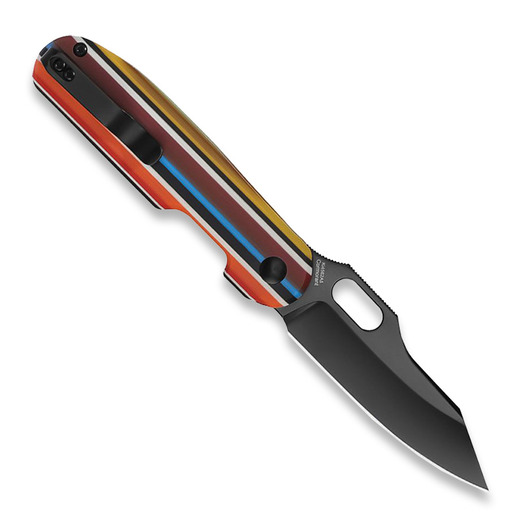 Kizer Cutlery Cormorant Button Lock folding knife, Serape Series