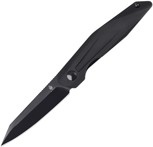Kizer Cutlery Spot Linerlock Black 折り畳みナイフ, Aluminium