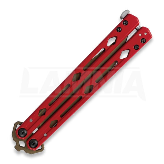 Kershaw Lucha Red Bronze butterfly knife 5150REDBRZ