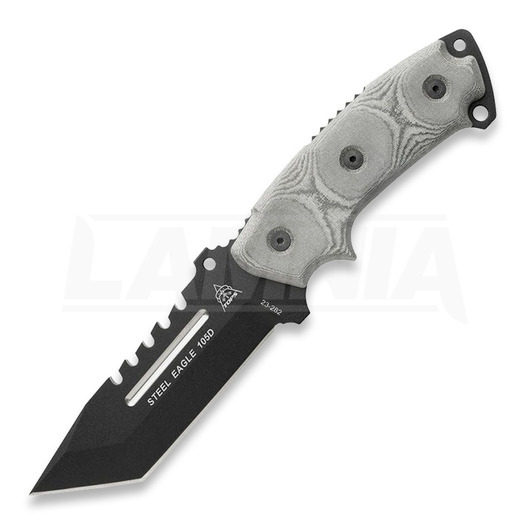 Couteau TOPS Steel Eagle Tanto With Saw SE105D