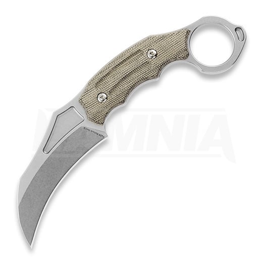 Nůž karambit Jake Hoback Knives Tusk, Stonewash