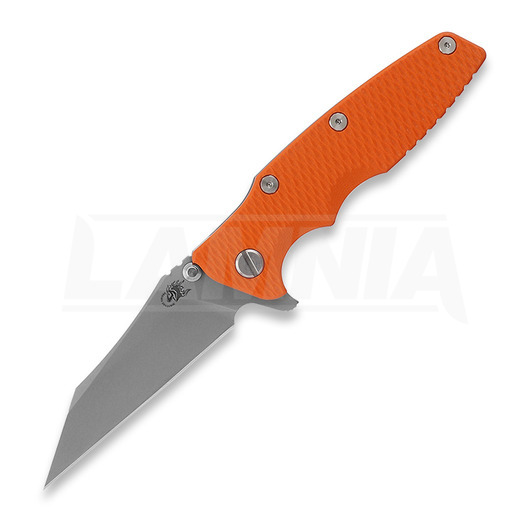 Hinderer Eklipse 3.5" Wharncliffe Tri-Way Battle Blue Orange G10 folding knife