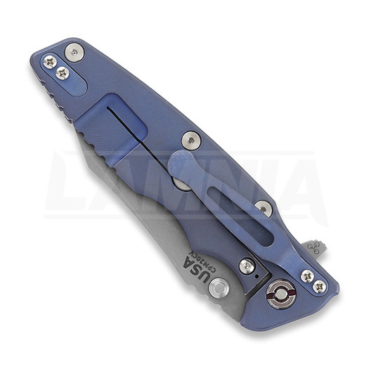 Hinderer Eklipse 3.5" Wharncliffe Tri-Way Battle Blue Orange G10 folding knife