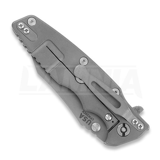 Couteau pliant Hinderer Eklipse 3.5" Wharncliffe Tri-Way Working Finish Blue G10