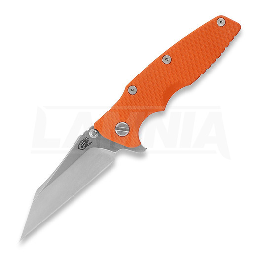 Hinderer Eklipse 3.5" Wharncliffe Tri-Way Stonewash Bronze Orange G10 összecsukható kés