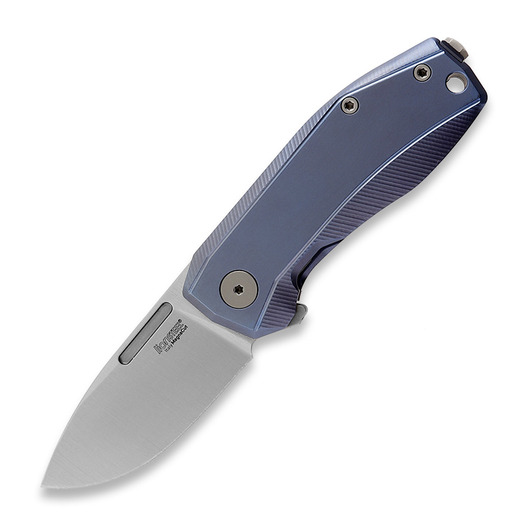 Lionsteel Nano סכין מתקפלת, Blue titanium NA01BL