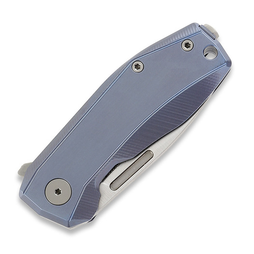 Lionsteel Nano 折り畳みナイフ, Blue titanium NA01BL