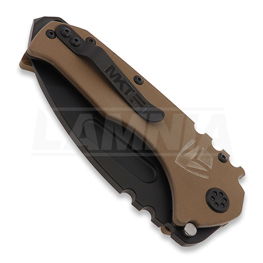 Navalha Medford Scout M/P, D2 PVD Tanto Blade, Coyote G10