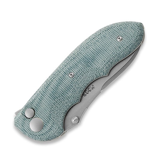 Viper Moon Taschenmesser, Stonewashed, Teal Canvas Micarta V6010TE