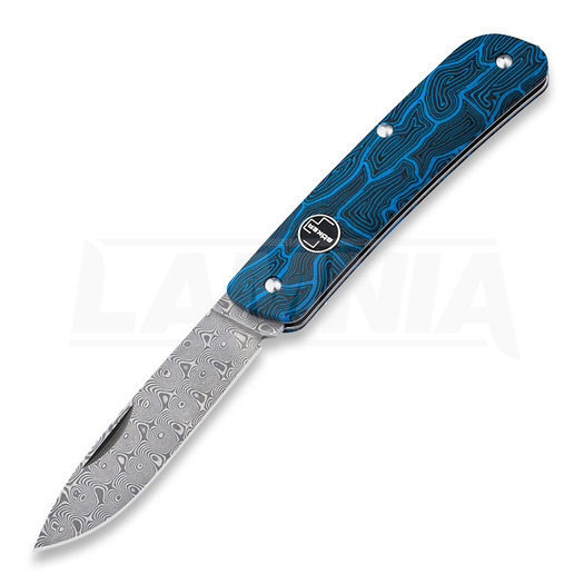 Böker Plus Tech Tool Blue Damast összecsukható kés 01BO559DAM
