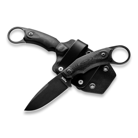 Lionsteel H2 Drop Point - Black Messer, Black G10 H2BGBK