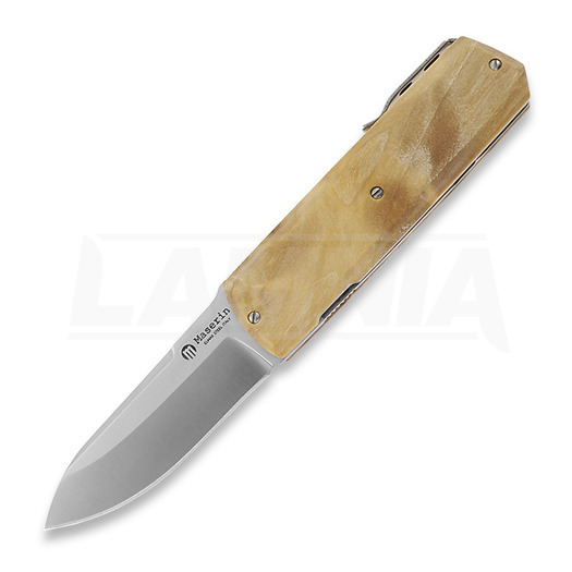 Maserin Silver Elmax összecsukható kés, Poplar Wood