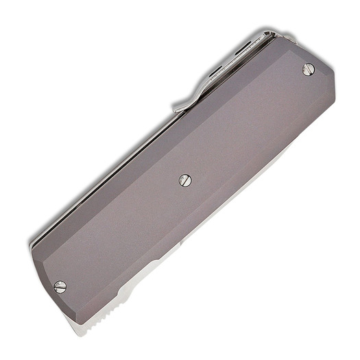Maserin Silver Elmax folding knife, Titanium Bronzed