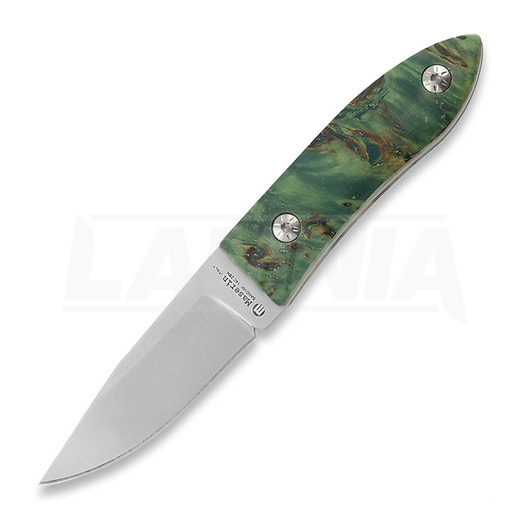 Maserin AM22 kniv, Sandvik, Maple, grön