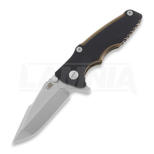 Складной нож Hinderer Eklipse 3.0" Harpoon Spanto Tri-Way Stonewash Bronze Black G10