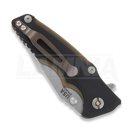 Складной нож Hinderer Eklipse 3.0" Harpoon Spanto Tri-Way Stonewash Bronze Black G10