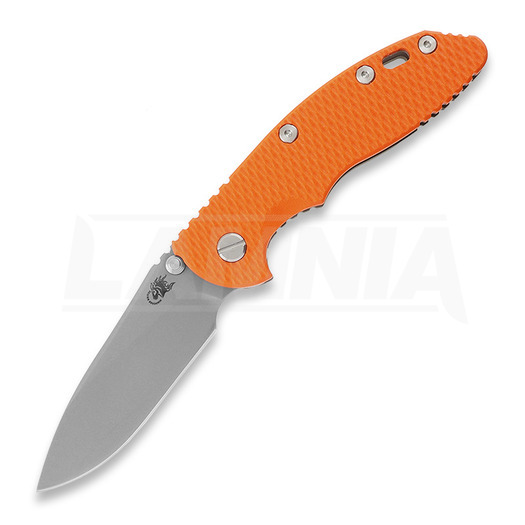 Πτυσσόμενο μαχαίρι Hinderer 3.5 XM-18 Slicer Non Flipper Tri-Way Battle Bronze Orange G10