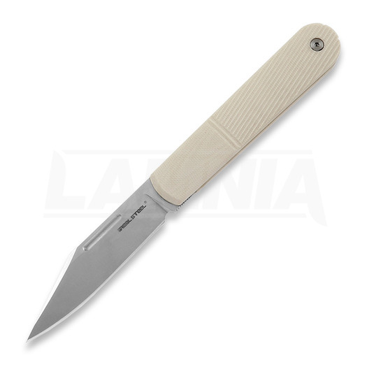 RealSteel Barlow RB-5 Clip Point, Ivory G-10 8022I