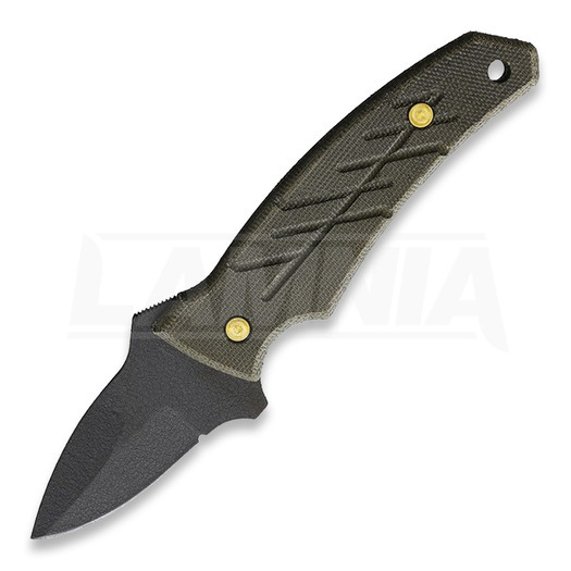 Ontario Nona Fixed Blade Micarta knife 8743M