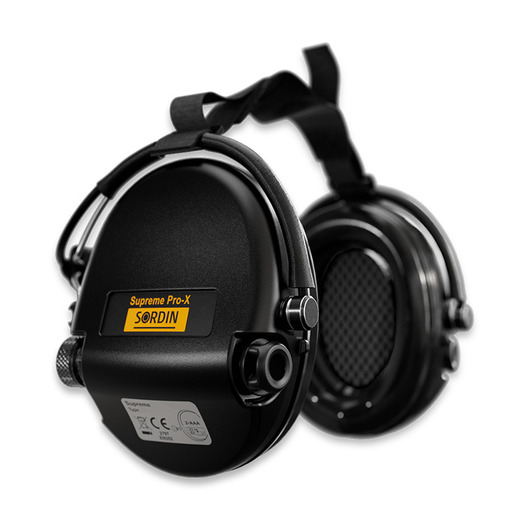 Sordin Supreme Pro-X Hear2 neck Gel black earmuffs 76302-X-02-G-S