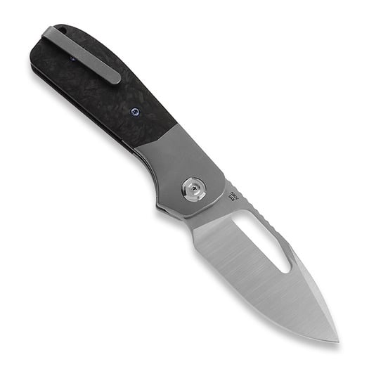 Liong Mah Designs Field Duty folding knife, CF Dark Matter