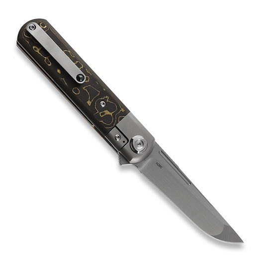 Couteau pliant Liong Mah Designs Tanto One Bolstered, CF Gold Camo