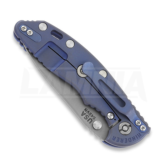 Zavírací nůž Hinderer 3.5 XM-18 Slicer Non Flipper Tri-Way Battle Blue Blue G10