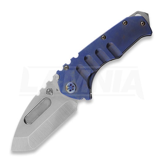 Nóż składany Medford Prae T, S45VN Tumbled Tanto Blade, Blue