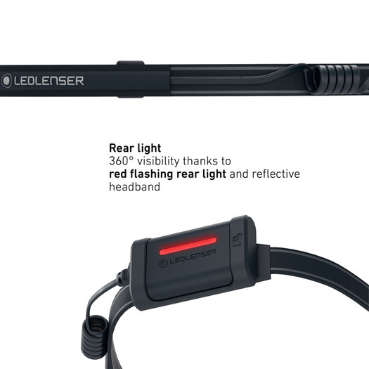 Налобний ліхтарик Ledlenser NEO3, сірий