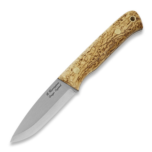 Casström Woodsman kniv, curly birch, left 10804L