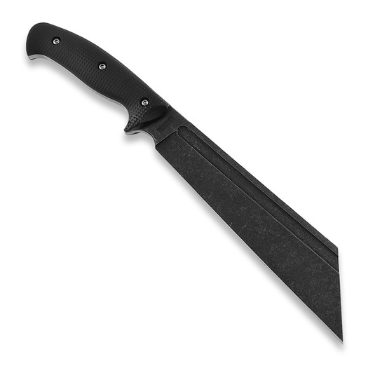 Work Tuff Gear Drengr Seax knife, Blackwashed/Black G10