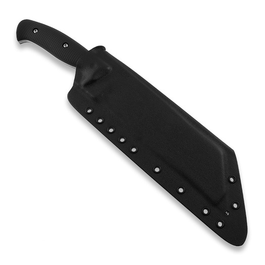 Work Tuff Gear Drengr Seax סכין, Blackwashed/Black G10