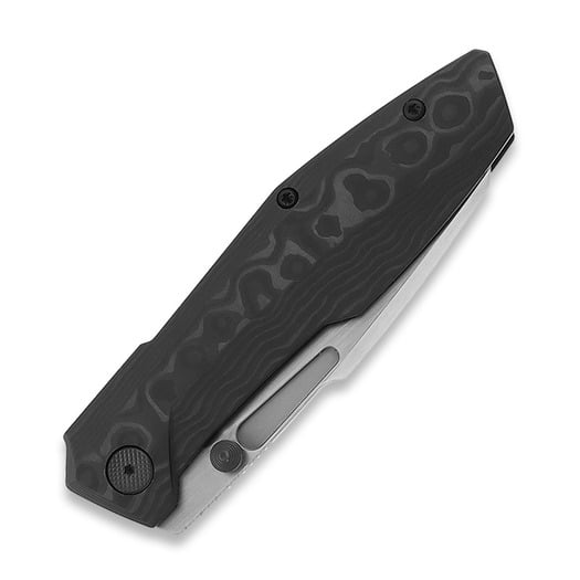 Null Knives Raikou - Black Camo CF folding knife