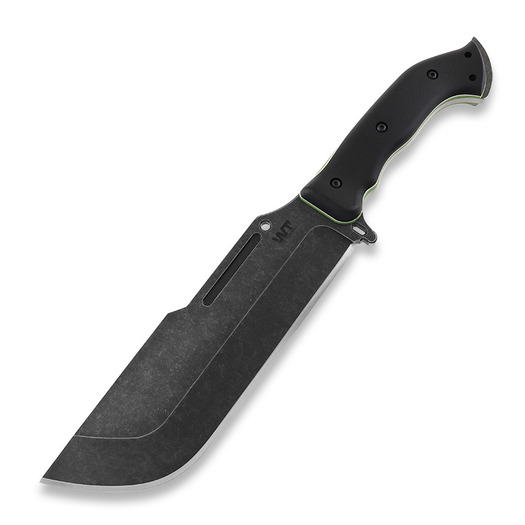 Nóż Work Tuff Gear Ares, Non Choil Black/White&Neon Green Liner G10
