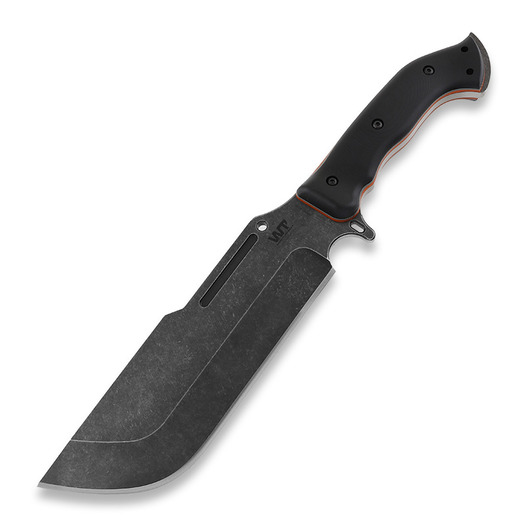 Nóż Work Tuff Gear Ares, Black/Gray&Orange Liner G10