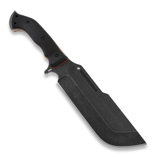 Work Tuff Gear Ares knife, Black/Gray&Orange Liner G10