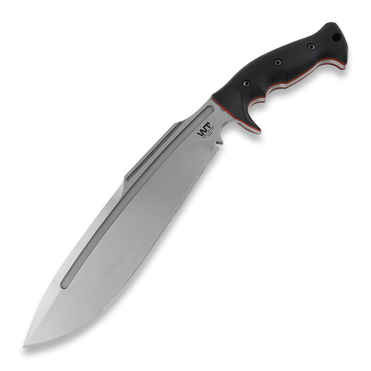 Work Tuff Gear Hollow King Solo kniv, Black/Red Liner G10