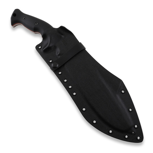 Work Tuff Gear Hollow King Solo 칼, Black/Red Liner G10