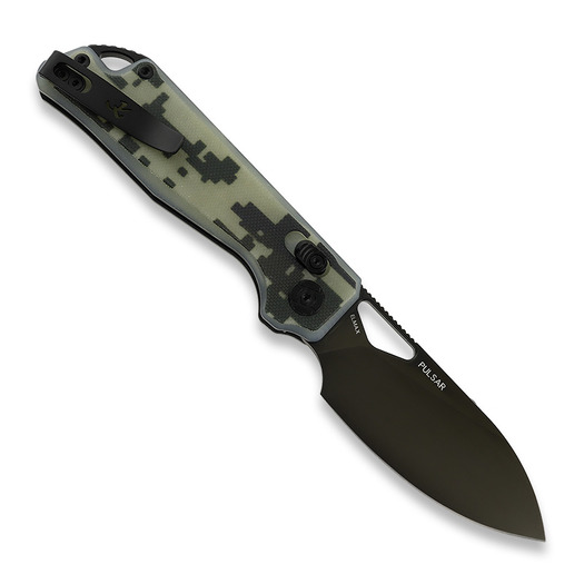Kunwu Knives Pulsar - G10 Camo - DLC folding knife