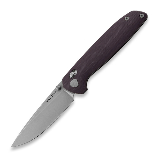 Nóż składany Tactile Knife Maverick G-10, purpurowa