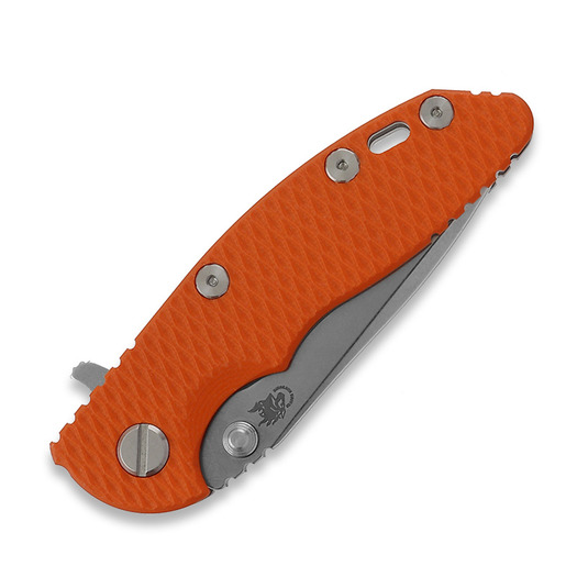 Hinderer 3.0 XM-18 Spanto Tri-Way Working Finish Orange G10 összecsukható kés