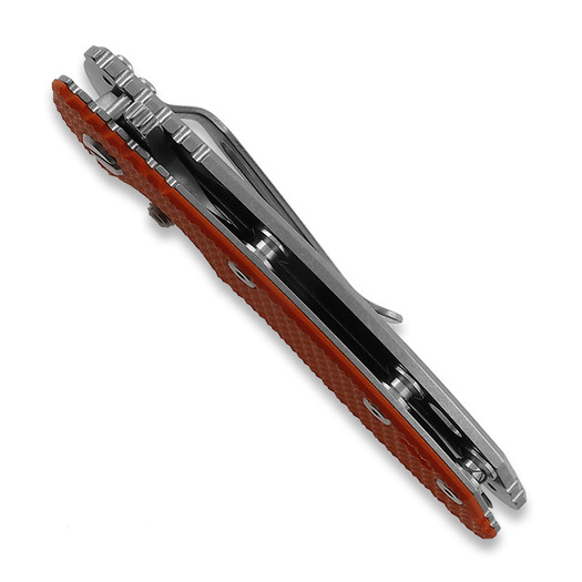 Couteau pliant Hinderer 3.0 XM-18 Spanto Tri-Way Working Finish Orange G10