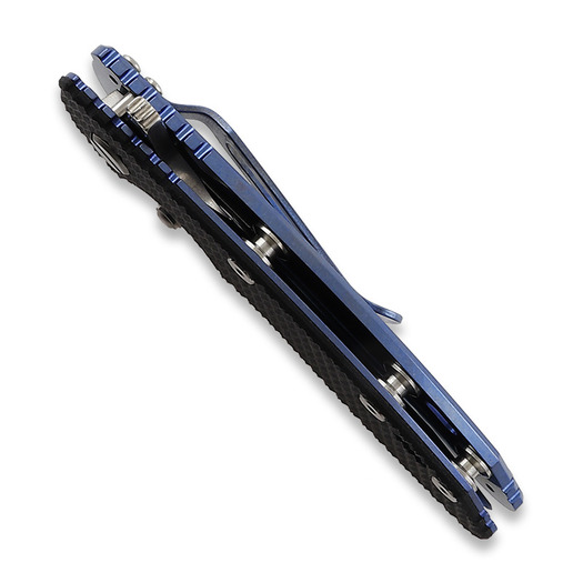 Skladací nôž Hinderer 3.0 XM-18 Spanto Tri-Way Stonewash Blue Black G10