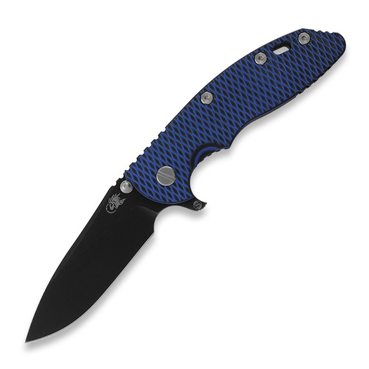 Zavírací nůž Hinderer 3.5 XM-18 Magnacut Skinny Slicer Tri-Way Battle Black Blue/Black G10