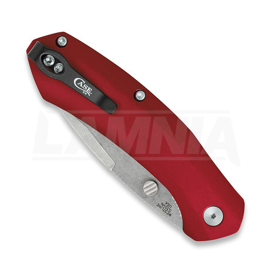 Case Cutlery Red Anodized Aluminum sulankstomas peilis 36551