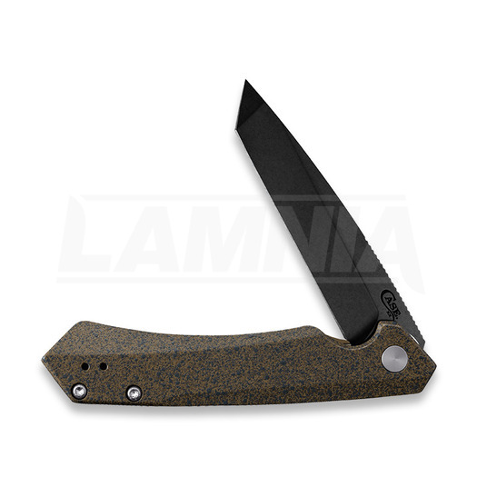 Case Cutlery Kinzua Dark Brown Speckle Cerakote Aluminum folding knife 64634