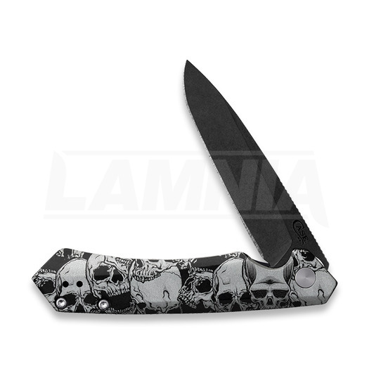 Navalha Case Cutlery Kinzua Black Anodized Aluminum 64645