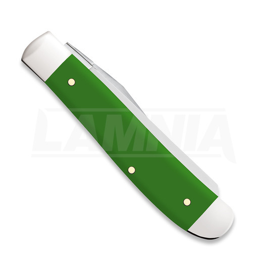 Перочинный нож Case Cutlery Green Synthetic Smooth Mini Trapper 53391