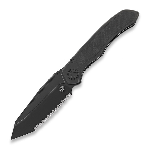 Microtech Anax T/E DLC folding knife, full serrated 191C-3DLCTCFITI