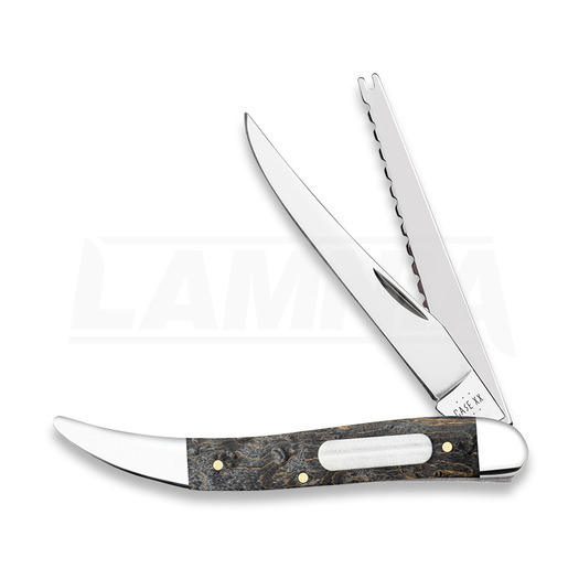 Pocket knife Case Cutlery Gray Birdseye Maple Smooth Fishing Knife 11012